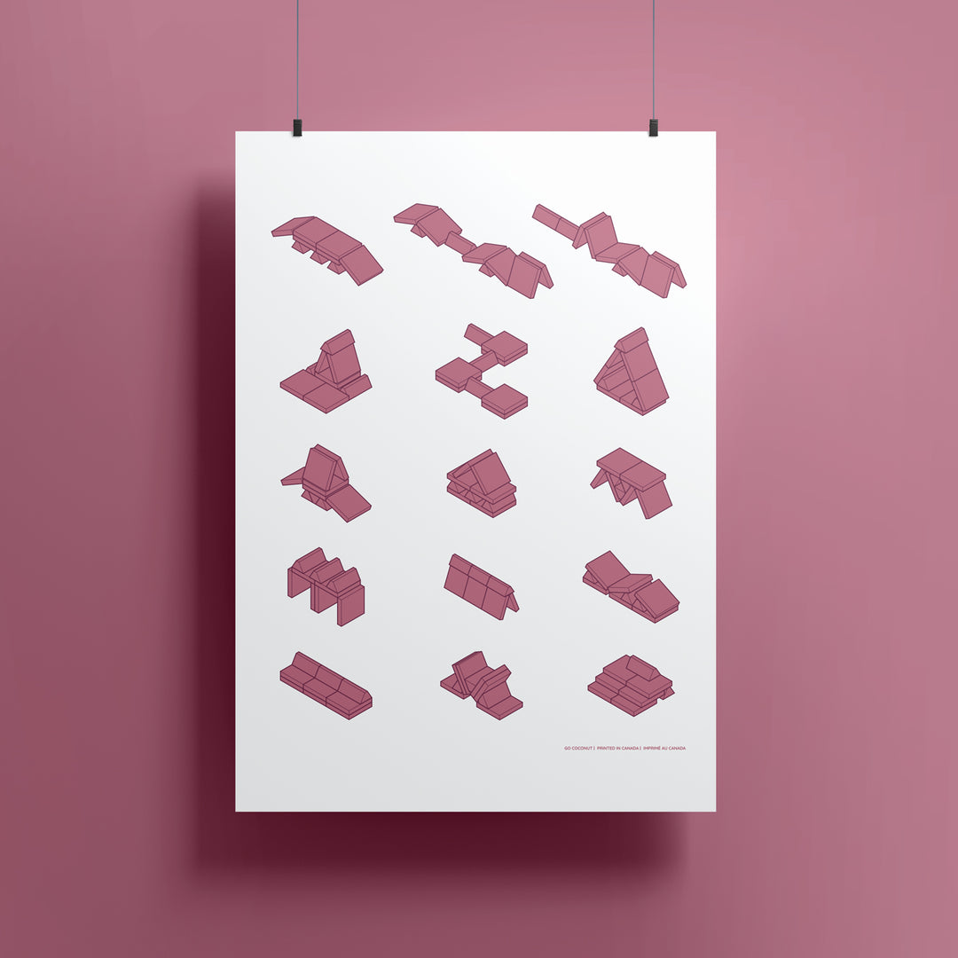 Build Poster Rose Blush