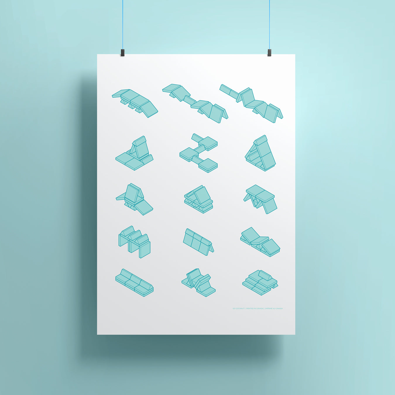 #color_18 x 24 in / Full / 1.5 coconut
