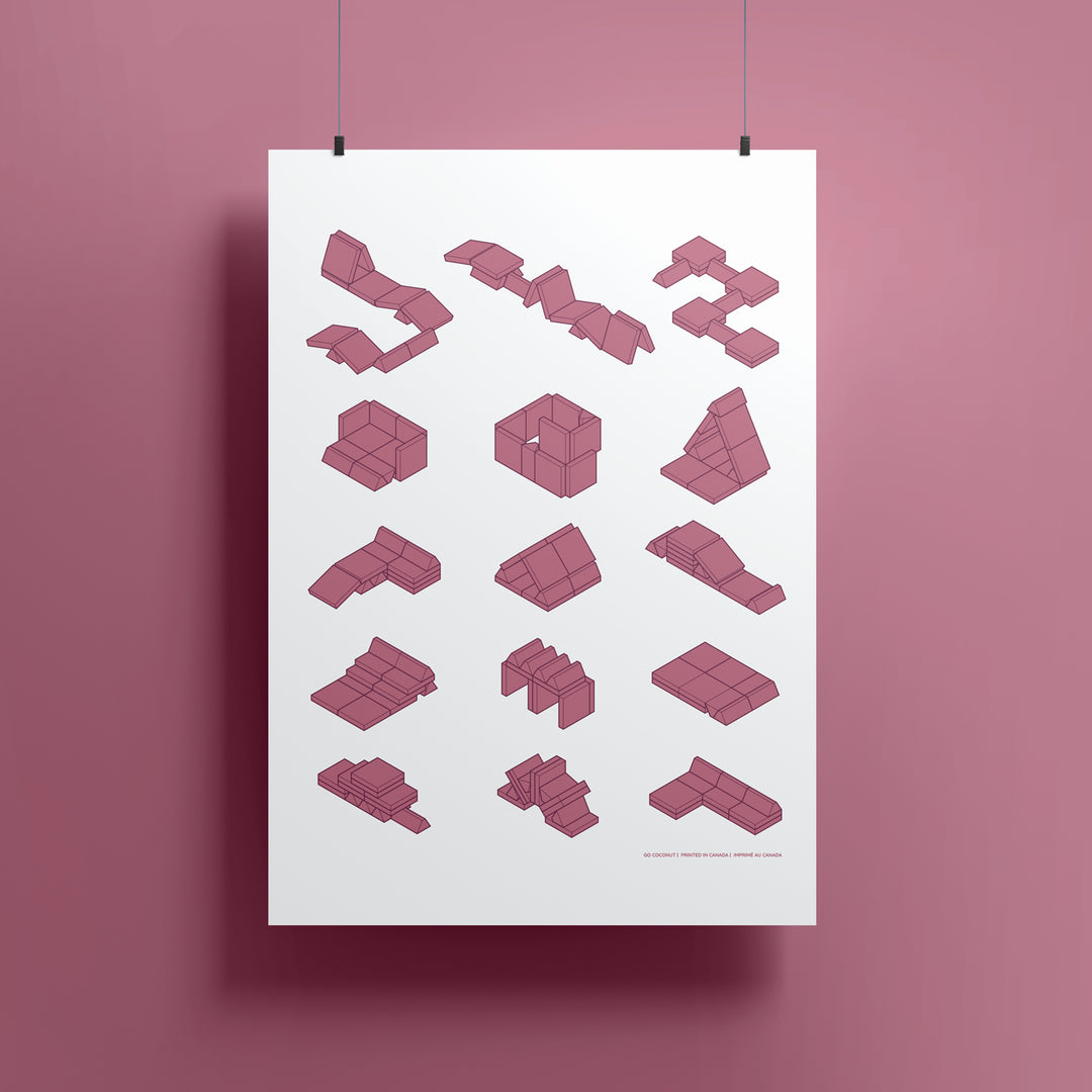 Build Poster Rose Blush