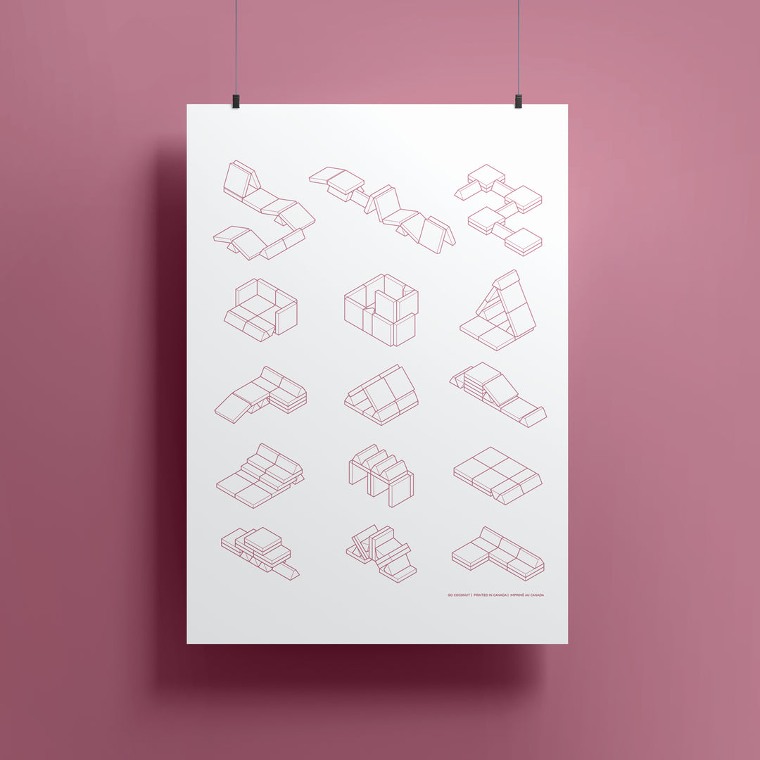 Build Poster Rose Blush