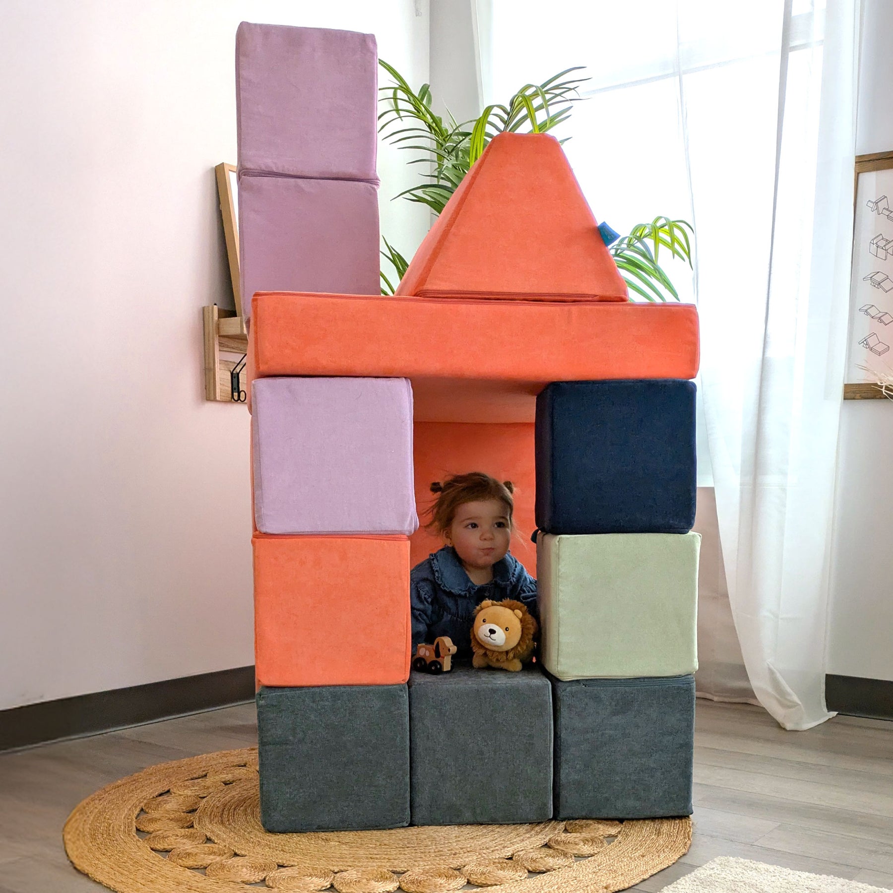 Playing Cube Blocks Play Cubes (Set of 3, 9 or 12) – Go Coconut Canadian Play Couches ...