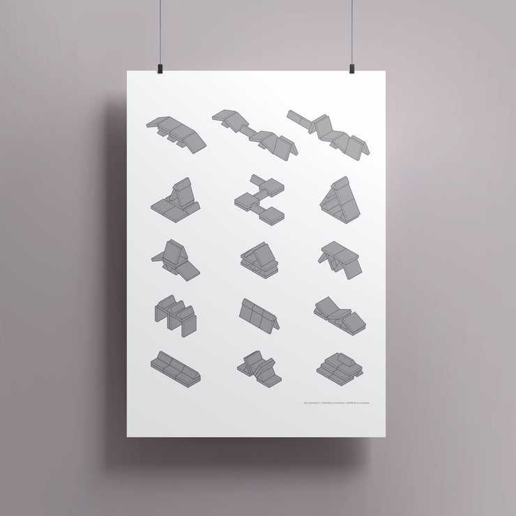 Affiche avec des constructions Rhino Tango