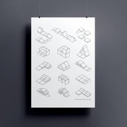 Affiche avec des constructions Charcoal Chill