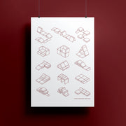 Affiche avec des constructions Cranberry Rain