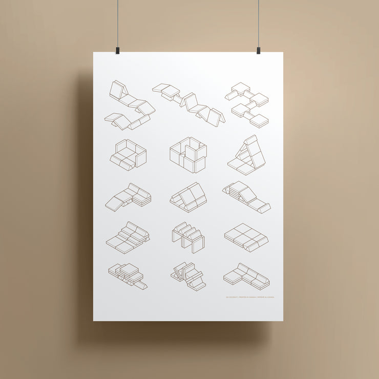 Affiche avec des constructions Sand Dune