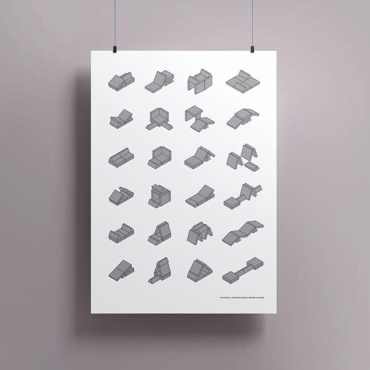 Affiche avec des constructions Rhino Tango